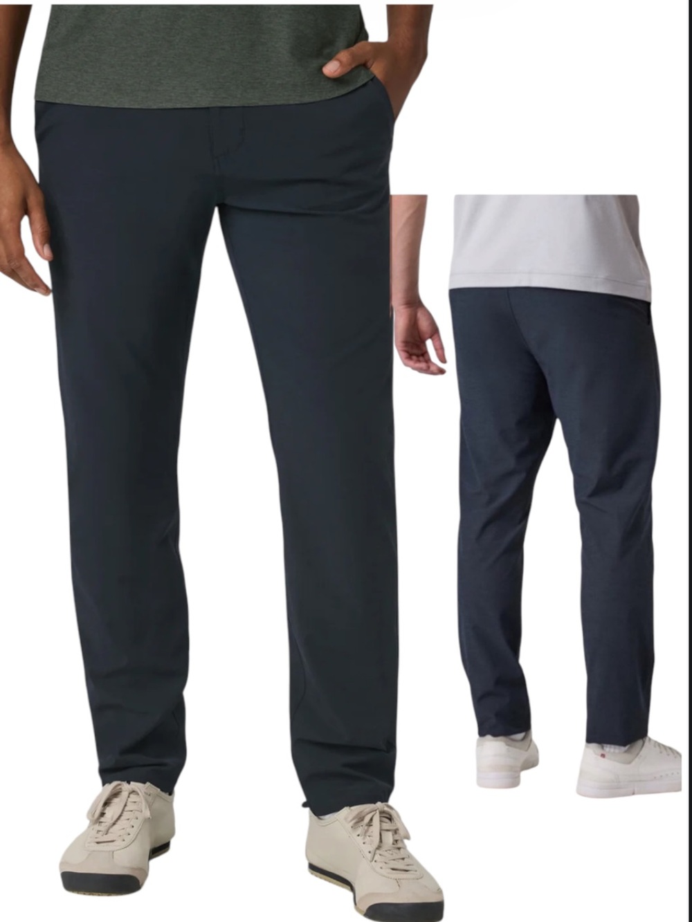 Vuori Aim Trouser Pants - Classic Straight Fit 34x29.5 Navy Blue